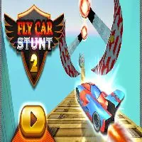 Fly Car Stunt 2 - UNBLOCKED GAMES G+