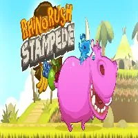 Rhino Rush Stampede - UNBLOCKED GAMES G+