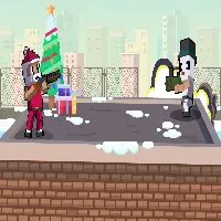 Xmas Rooftop Battles - UNBLOCKED GAMES G+