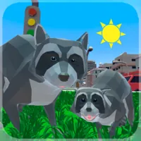 Raccoon Adventure City Simulator 3D - UNBLOCKED GAMES G+